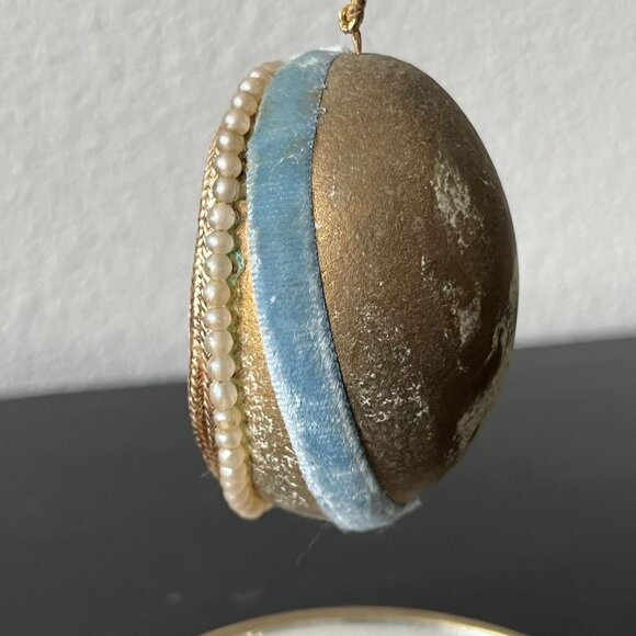 Vintage Christmas Egg Diorama Ornaments // Set of 2 // Real Eggs - Picture 10 of 11